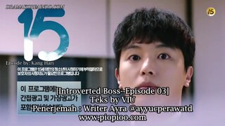 Introverted Boss Episode 03 Sub Indonesia