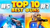 TOP 10 BEST GUNS in SEASON 10 of COD Mobile...