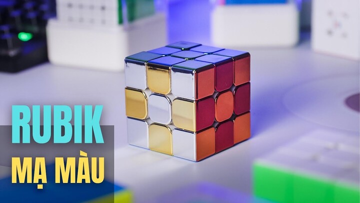 Khối Rubik Mạ Màu Kim Loại Cực Đẹp || RUBIK BMT
