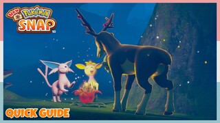 How To Take The Second Side Route In Elsewhere Forest *Day* | New Pokemon Snap - Quick Guide