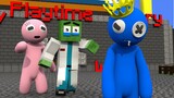 Monster School: Blue hate a Twin Sister - Rainbow Friends Sad Story | Minecraft Animation