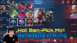 Mobile Legends: Bang Bang | FIRST PICK BENEDETTA ĐÈ NÁT RỪNG GUSION TEAM BẠN