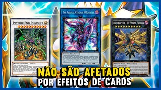 MONSTROS QUE NÃO SÃO AFETADOS POR EFEITOS DE CARDS | YU-GI-OH! ESPECIAL