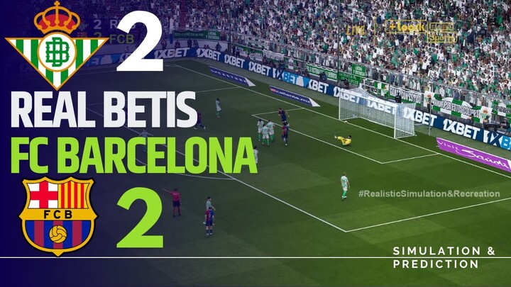 REAL BETIS 2-2 BARCELONA • Highlights • La Liga 24/25 | Simulación/Recreación