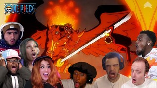 SANJI VS QUEEN AND KING! ONE PIECE EPISODE 1045 BEST REACTION COMPILATION