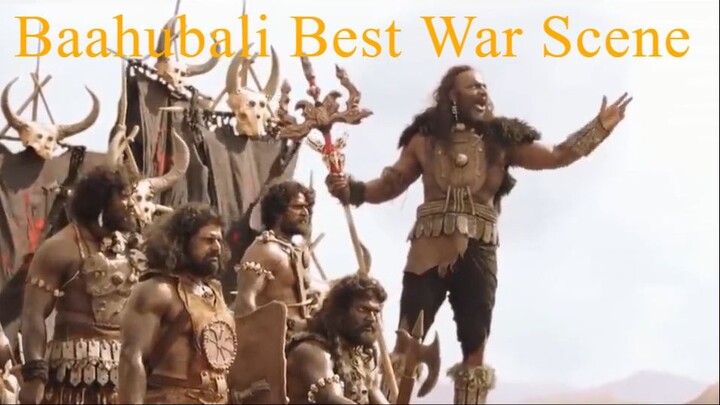 Baahubali Vs Kalakeya War । Best Scene । Hindi Movie । 巴霍巴利王 VS 卡拉凱亞