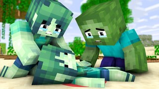 Monster School : Zombies Family Sad Life (But Happy Ending) - Minecraft Animation