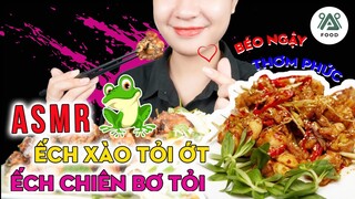 ASMR ĂN ẾCH CHIÊN BƠ TỎI HOT PAP | ĂN KHÔNG NÓI CHUYỆN*ÂM THANH ĂN | NO TALKING EATING SOUNDS FOOD