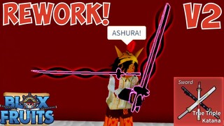 Bloxfruits New Mythical True Triple Katana V2/Rework