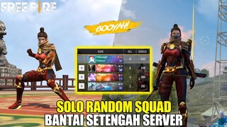 SOLO RANDOM SQUAD TER KOCAK! GAK KEBAGIAN KILL AUTO TOXIC! GARENA FREE FIRE