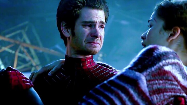 Tears, after seven years, he caught MJ, but he always lost his Gwen [Spider-Man Hero No Return]
