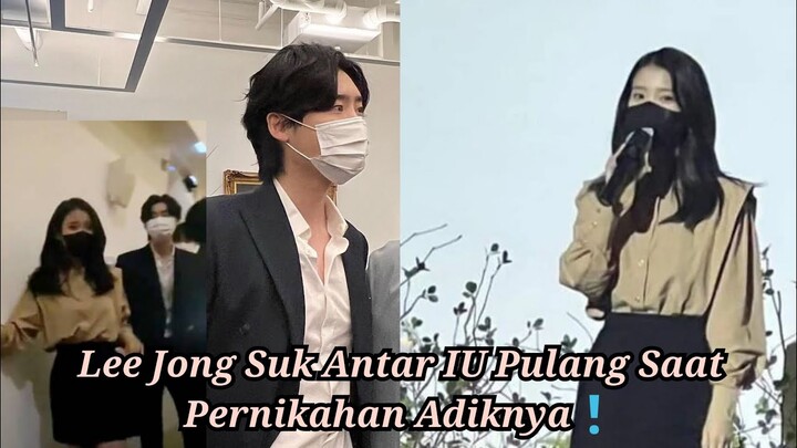 Tatapan Dan Cara Lee Jong Suk Perlakukan IU Di Nikahan Adiknya Tuai Sorotan