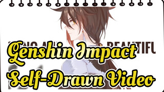 Genshin Impact| Self-Drawn Video|Zhongli&Tartaglia]Young and beautiful