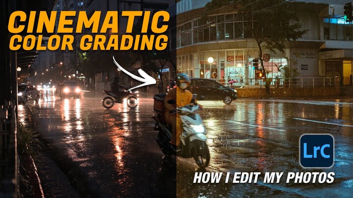 HOW I EDIT MY PHOTOS / LoFi Cinematic Color Grading Tutorial in Lightroom / Fujifilm X100V