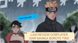 DUO BADAS!! cosplayer boruto dan sarada cakep banget. #jpopent