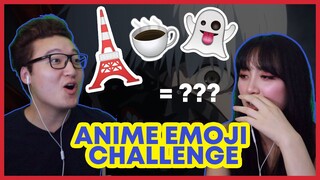 TOWER COFFEE GHOST WHUT? | Anime Emoji Challenge