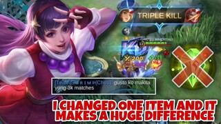 TOP GLOBAL GUINEVERE ONE COMBO DELETE BUILD | TIPS AND TRICKS | KOF SKIN | MOBILE LEGENDS