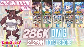 konosuba Fantastic Days- Orc Arena- Rank 22- 286k DMG