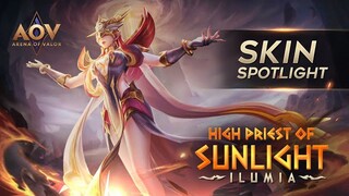 Ilumia High Priest of Sunlight Skin Spotlight - Garena AOV (Arena of Valor)