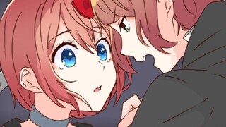 [Revised] Kissing scene with the villain (Gender-swapped Monica x Sayori)