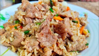 ข้าวผัดหมู (ข้าวเยอะมาก)เมนูง่ายๆแต่อร่อย สไตล์ | ครัวบ้านๆ Channel