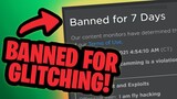 Glitching In Roblox Can Get You Banned