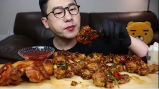 mukbang gà cay ngon #asmr #mukbang