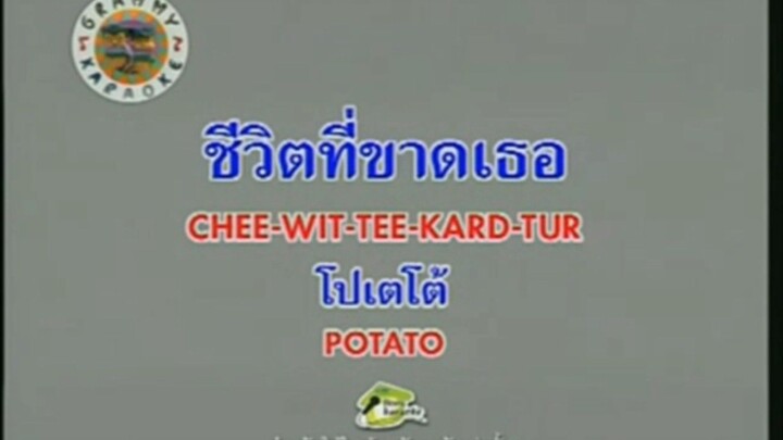 ชีวิตที่ขาดเธอ - POTATO [MV KARAOKE STEREO]