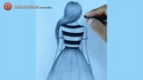 How to draw - Girl back side pencil sketch