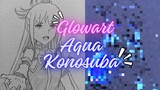 TIMELAPSE Glowart Aqua💧from Konosuba