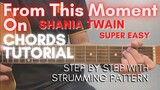 Shania Twain - From This Moment On Chords (Guitar Tutorial) for Acoustic Cover