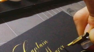 [Calligraphy]เขียน Captain Marvel ด้วยมือ