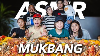 Ultimate Seafood Boil Mukbang!! (ASMR) | Ranz and Niana