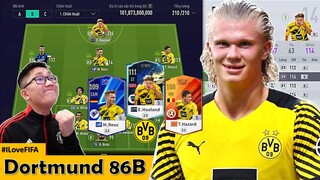 I Love Cầm 86 Tỷ BP Xây Dựng Đội Hình " BORUSSIA DORTMUND +5 " Khủng Nhất Vs Erling Haaland 21TS