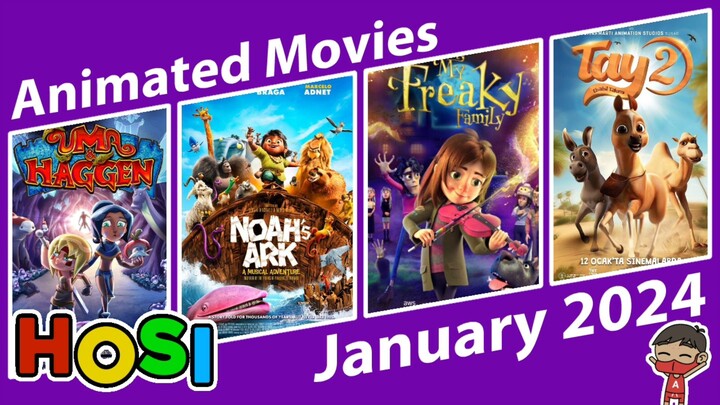 Animated Movies January 2024