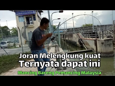 Joran Upin Ipin melengkung kuat ternyata dapat ini || pemancing gemblung