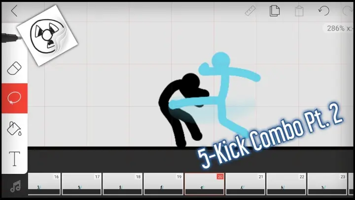 5-Kick Combo: Stickman Being Kicked Tutorial