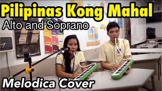 PILIPINAS KONG MAHAL ALTO AND SOPRANO- Melodica Cover with ma'am Thelle Antivo