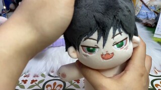 Boneka kapas |. Unboxing harian |. Anak kucing berbulu normal Jujitsu Kaisen sangat hitam dan jelek 