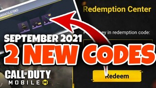 NEW Call of Duty Mobile CODES | SEPTEMBER CD Keys 2021