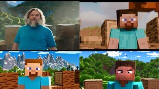 Perbandingan resmi film Minecraft dan trailer penggemar