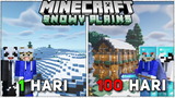 100 Hari Di Minecraft 1.18.1 Tapi SNOWY PLAINS Only (part 2)