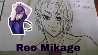 DRAWING REO MIKAGE FROM BLUELOCK! Speed Draw #1