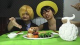 Lohh Kok Gini ??!! - Luffy dan Sanji Menghantam Sushi