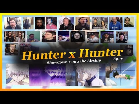 "Showdown x on x the Airship" | Hunter X Hunter (2011) Episode 07 | REACTION MASHUP