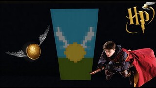 How to make a Snitch from Harry Potter's Quidditch in Minecraft!