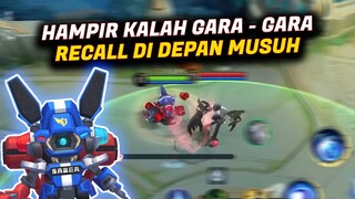 PERTAMA PAKE CYCLOPS ?! HAMPIR KALAH GARA - GARA RECALL DEPAN MUSUH WKWKWK - MOBILE LEGEND INDONESIA