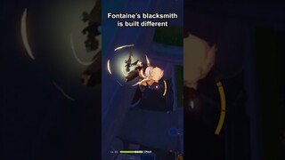 Fontaine's blacksmith is built different | Genshin Impact