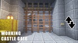 Minecraft: How to make working Castle Gate 1.18 (easy)