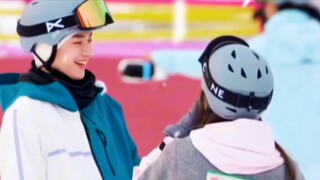 [Hush, the king is hibernating] Chinese comic master & snowboard genius | A newbie in skiing and a s